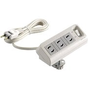 集中スイッチ付きデスクタップ 2P3個口 2.0m T-DK2320CBS