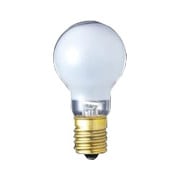 白熱電球 ミニクリプトンランプ E17口金 100V 60W形(54W) 35mm径 ホワイト フック包装 KR100V54WXW-LA