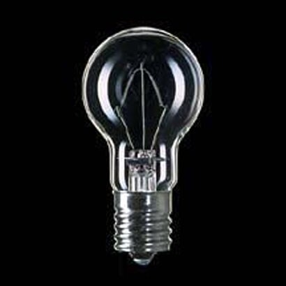 白熱電球 ミニクリプトンランプ E17口金 110V 100W形（90W） 45mm径 クリア KR110V90WCA