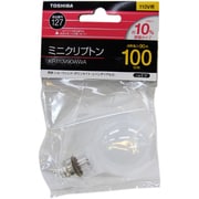 白熱電球 ミニクリプトンランプ E17口金 110V 100W形(90W) 45mm径 ホワイト KR110V90WWA