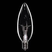 白熱電球 シャンデリアランプ E12口金 100~110V 25W形 32mm径 クリア SH100/110V25WCE12A