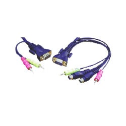 CPU切替器用 KVMオールインワンケーブル/Audio付 300cm RCL-KP53-30N