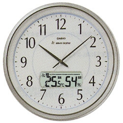 CASIO ITM-770NJ-5JF電波時計 壁掛け カシオ 温度・湿度計付き
