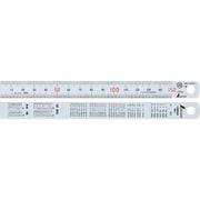 工作ツール 13005 G-22C ステン直尺シルバー 150mm