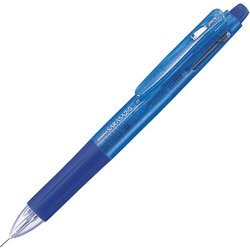 多機能ジェルボールペン サラサ2+S ボール径：0.5mm ノック式 インク色：2色（黒・赤） シャープペン芯径：0.5mm 本体色：青 可動式バインダークリップ搭載 SJ2-BL