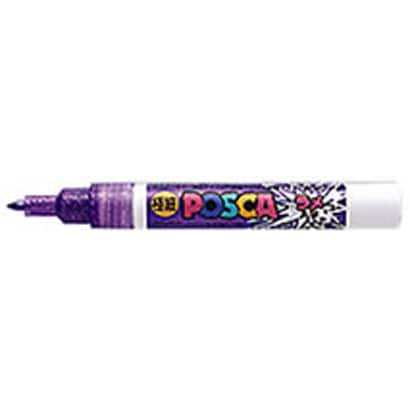 ポスカラメ入 極細 バイオレット PC-1ML 12