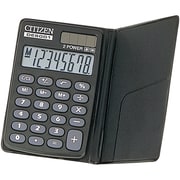 手帳型電卓 8桁 DE8001Q