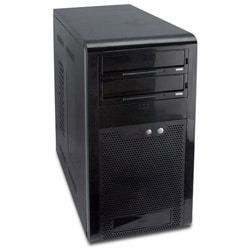 Micro ATX対応 350W電源搭載 ミニタワーケース スーパーブラック CSI-1299GG