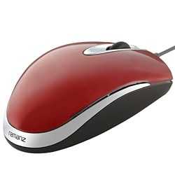 MRLテクノロジーホイールマウス 光学式 USB+PS/2 レッド MUS-CKT31R