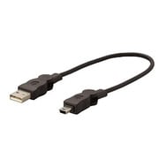ミニUSBケーブル USB2.0対応 mini-B ジョイント・スイングタイプ 0.2m AUM20K02M