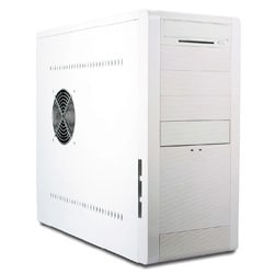 ATX/Micro ATX対応 450W電源搭載 スチールPCケース スーパーホワイト CSI-7439SW/450