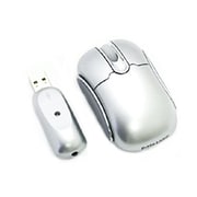 コードレスミニマウス USB 光学式 シルバー DL-70RFS