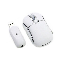 コードレスミニマウス USB 光学式 ホワイト DL-70RFW