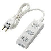ほこりシャッタータップ(耐トラッキング仕様) 2P式4個口 1.0m T-ST2410T