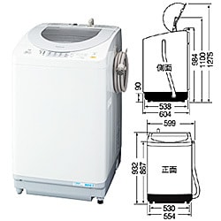 全自動洗濯機 7.0kg ホワイトグレー NA-F70PX7-H