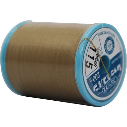 家庭用糸（60番手200m） 薄茶 シャッペスパン115
