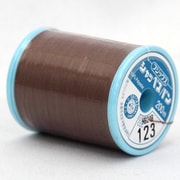 家庭用糸(60番手200m) 茶(2) シャッペスパン123