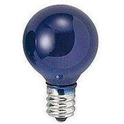 白熱電球 ベビーボール球 E12口金 5W 30mm径 青 G301205CBU