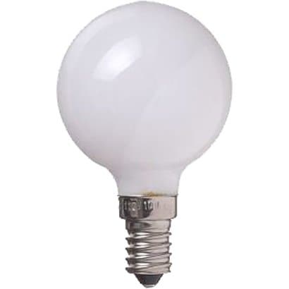白熱電球 ベビーボール球 E12口金 25W 50mm径 ホワイト G501225W