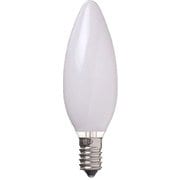 白熱ランプ シャンデリアランプ E14口金 10W 32mm径 ホワイト C321410W