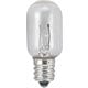 白熱電球 ナツメ球 E12口金 20W 20mm径 クリア T201220C