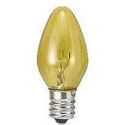 白熱電球 点滅球 E12口金 8W C7 黄 C71208CYTENMETU