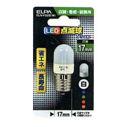 ELN-F02B-W [LED電球 E17口金 ホワイト]