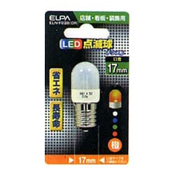 ELN-F02B-OR [LED電球 E17口金 オレンジ]