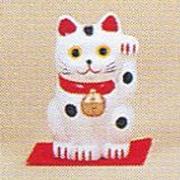袋入り 大 白猫