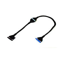 ATA133対応 IDEケーブル スリムタイプ 1台接続用 30cm RU13330BK
