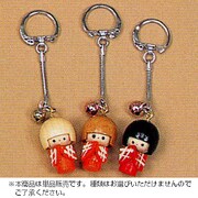 KH [カスリ人形 オカッパ 白 黒 茶]