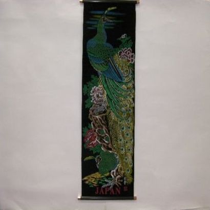 掛け軸 Tapestry [KAKEZIKU Peacock M 孔雀]