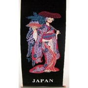 掛け軸 Tapestry [KAKEZIKU Fujimusume M 藤娘 赤]