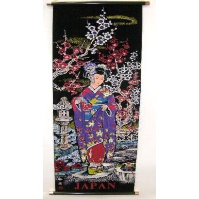 掛け軸 Tapestry [KAKEZIKU REIKO M レイコ 赤]