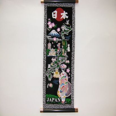 掛け軸 Tapestry [KAKEZIKU Maiko/Map S 地図舞妓]