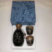 徳利 TOKKURI お猪口 Ochoko セット SET [舞妓 Maiko 黒]