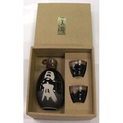 徳利 ぐい呑みセット 3号 [マルカン A日本 黒]