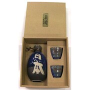 徳利 ぐい呑みセット 3号 [マルカン C日本 青]