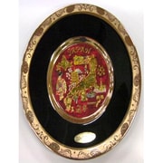 彫金皿 Chokin Plate [サラ200 6inch 金クサラシ 日本R]