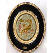 彫金皿 Chokin Plate [サラ200 9inch 金クサラシ 日本IV]