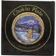彫金皿 Chokin Plate [サラ200 9inch 金クサラシ 富士山]