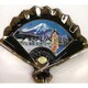 彫金扇 Chokin Folding fan [M-770 富士山]