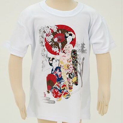 6056S [子供Tシャツ 桜舞妓 S]