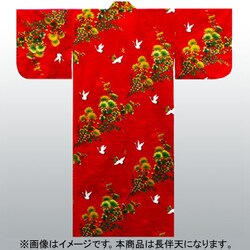 638 [メンブロード 金鶴 ナガバンテン 赤]