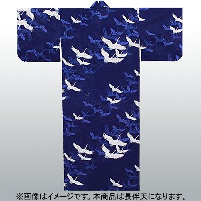 628XL [ユカタジ イロ鶴 XLナガバンテン 青]