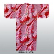 572 [メンサテン ノシメ 女着物 ピンク]