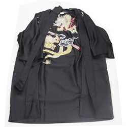 136XL [ポリスエード トウ龍縫い XL長伴天 黒]