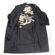 136XL [ポリスエード トウ龍縫い XL長伴天 黒]