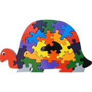 ウッドパズル（色カメ親子） [ウッドパズル（色カメ親子）]