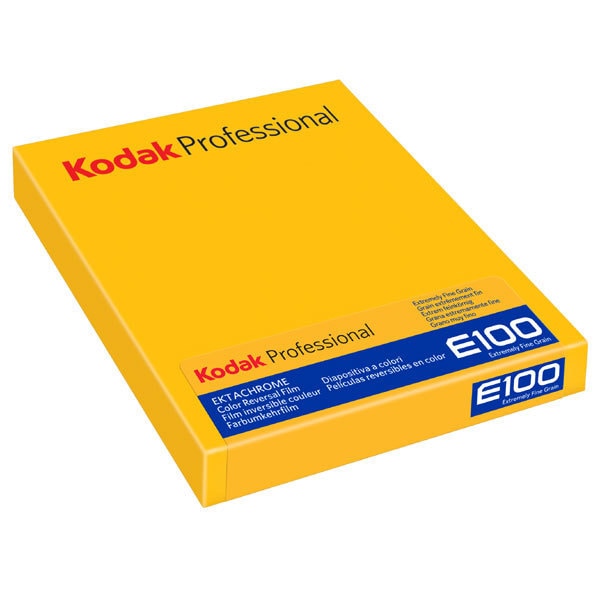 Kodak エクタクロームE100G 4×5 10シート入
